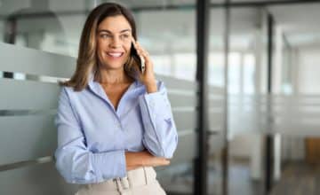 take calls in a coworking space