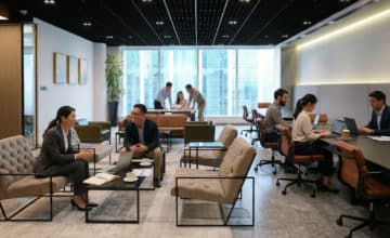 business owners working at OBC